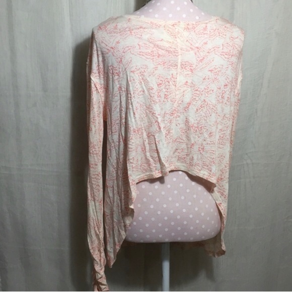 Free People Sahara Printed Asymmetrical Hem Top S - Picture 4 of 5